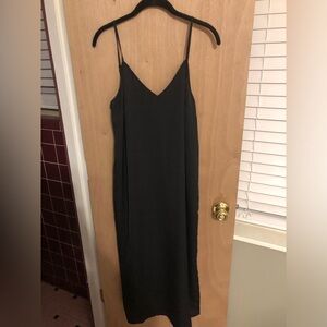 Elegant Black Slip Dress